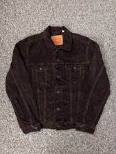 Levis Premium Mens Corduroy Trucker Jacket Cord - Size Medium - Standard 