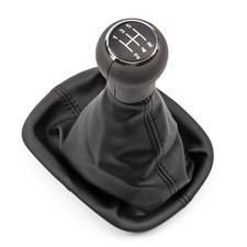 Gear Shift Lever Knob Boot For VW Passat B5 / B5.5 5 Speed Manual Stick Leather