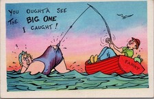Vtg Walt Munson Fishing Humor