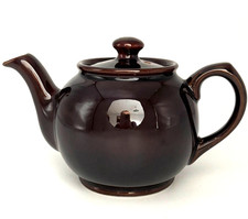 Vintage Sadler Brown Betty Small Tea Pot 14fl oz VGC