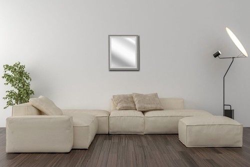 Mirror large gunmetal - large,