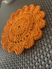 Vintage Hand Crochet Lace  Coaster Doilies Handmade  100% cotton