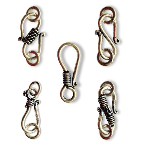 Hook eye clasps jewellery - s,