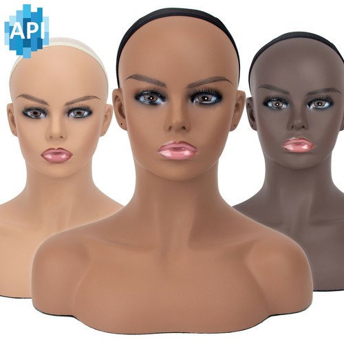 Realistic mannequin wig - 16.5",