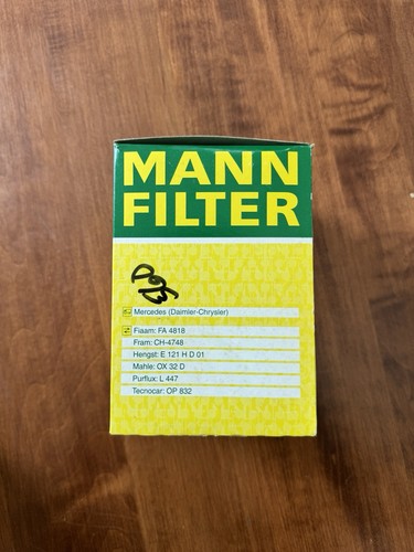 Mann filter 929 oil - h,