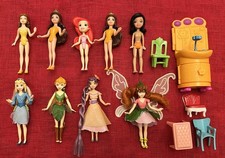 Polly Pocket Disney Princesses, Disney Fairies Dolls & Accessories Bundle.