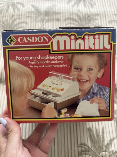 Vintage casdon toy mini till - vintage,