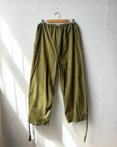 Vintage cotton drawstring army - vintage,