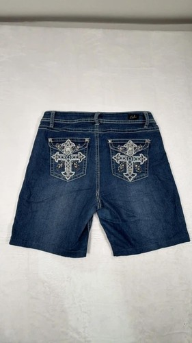 Y2k denim shorts size - denim,