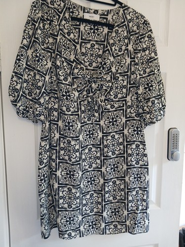 Ladies black white next dress - black,