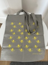 Catherine Tough grey & yellow bumble bee tote bag