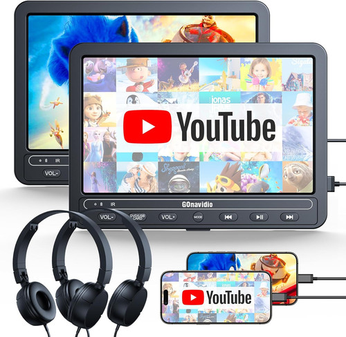 Dual portable dvd - 10.1",