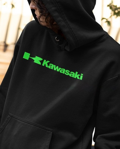 Kawasaki racing hoodie greemn - racing,