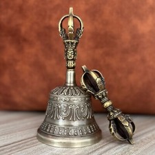 Bell with Bajra and Prayer Flag Handmade in Nepal