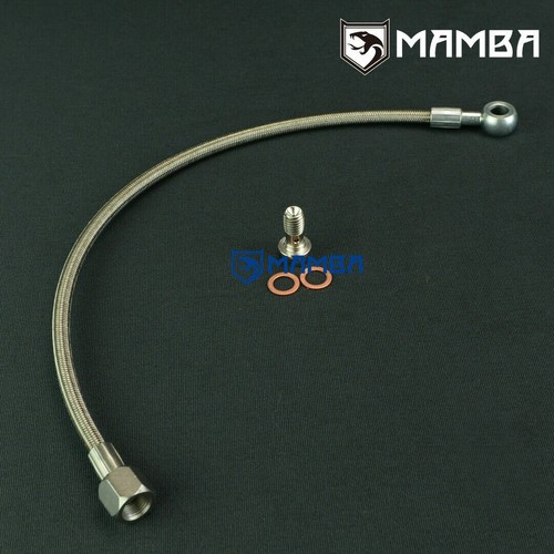 Turbo oil feed line fits - oil,