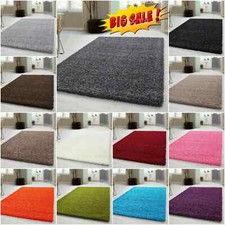 Thick Large Shaggy Rugs Non