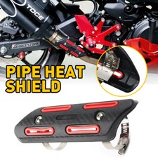 1PCS For Motorcycle Universal Exhaust Muffler Pipe Heat Shield Cover Heel Guard