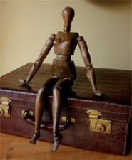Antique Female Artist Lay Figure. Wooden Articulated Mannequin Art Doll. 19th C