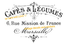 FURNITURE TRANSFER RUB ON