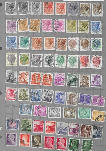 Stamp collection europe on - collection.,