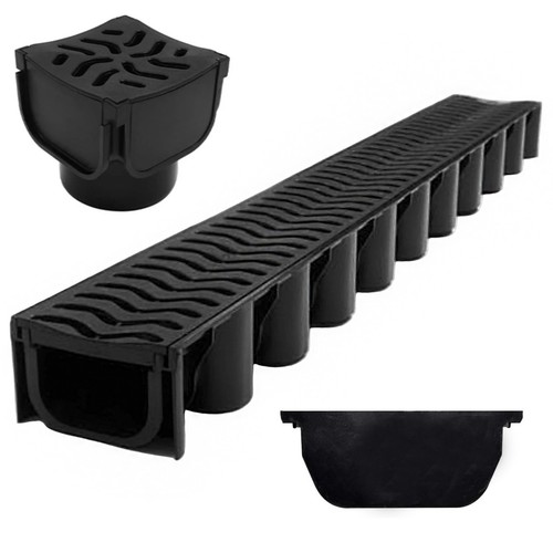 Shallow drainage channel - shallow,
