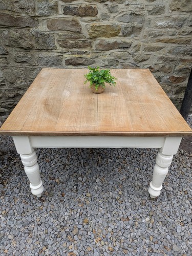 Square vintage oak dining - vintage,