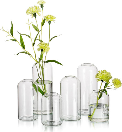 Tall bud vases for flowers - bud,