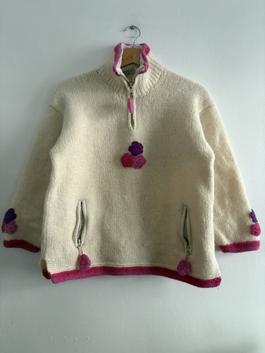 Pachamama handknit wool jumper - wool,