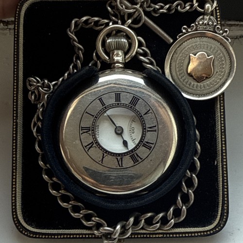 Antique benson silver half - benson,