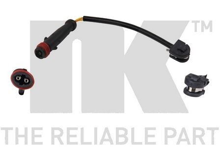 Front brake pad warning - brake,