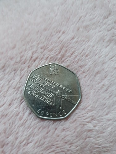 2011 olympic rowing 50p coin - 50p,
