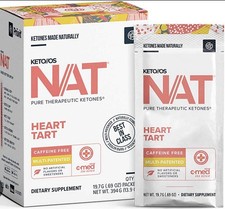🔥Pruvit KETONES 🔥FAT LOSS 20 - 💗HEART TART 💗Caffeine Free