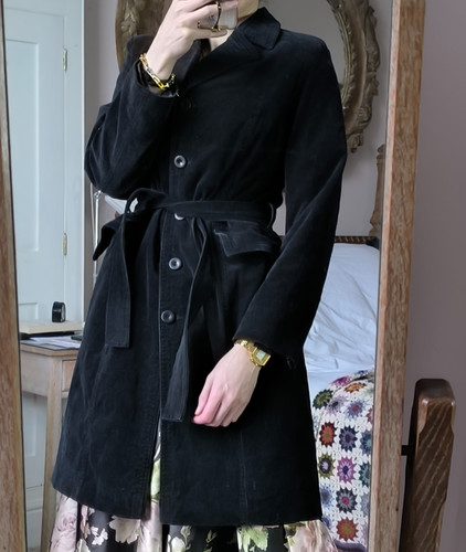 Vintage black cotton - black,