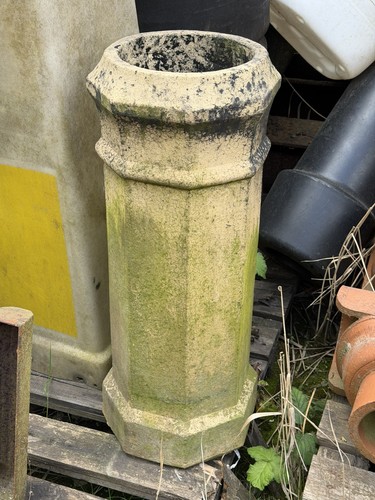 Octagonal chimney pot - pot, h29