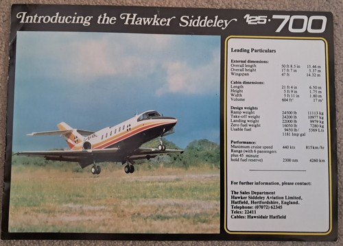 Aviation hawker siddeley - , 125