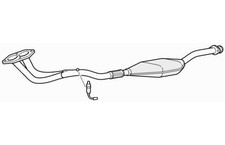 Front Exhaust Pipe & Catalytic