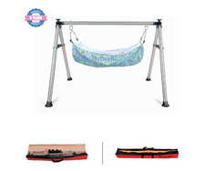 Baby cradle swing ghodiyu indian style stainless steel portable 4ft free ship