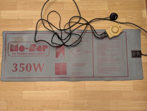 Waterbed heater used working
