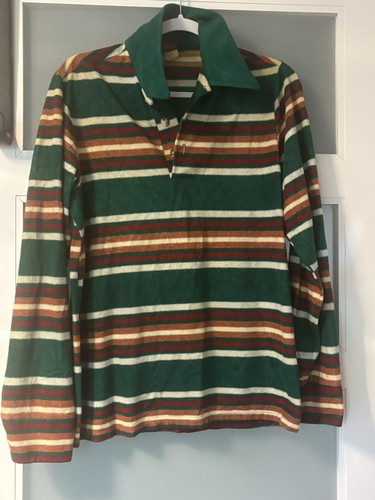Vintage 70s long sleeve polo - 70s,