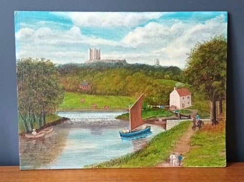 Vintage oil painting - vintage,