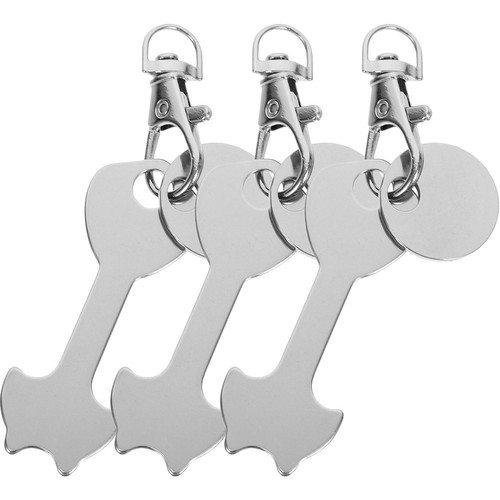 3pcs shopping cart tokens key - cart,