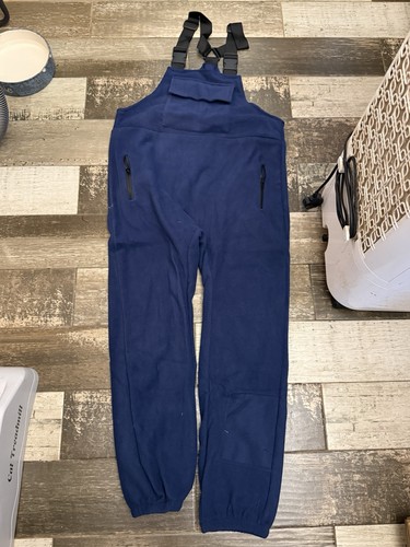 Navy blue workwear bib brace - navy,