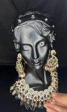 Antique gold bridal necklace - gold,