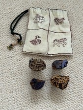 Wooden hand-carved printing