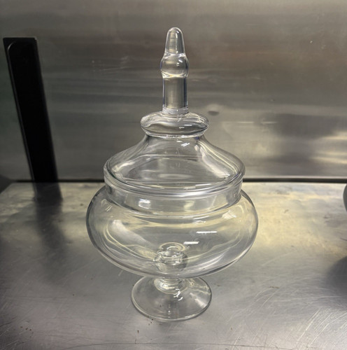 Clear glass apothecary candy - glass,