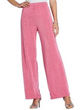 Ladies slinky wide leg trouser - ladies,