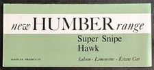 HUMBER RANGE Super Snipe &