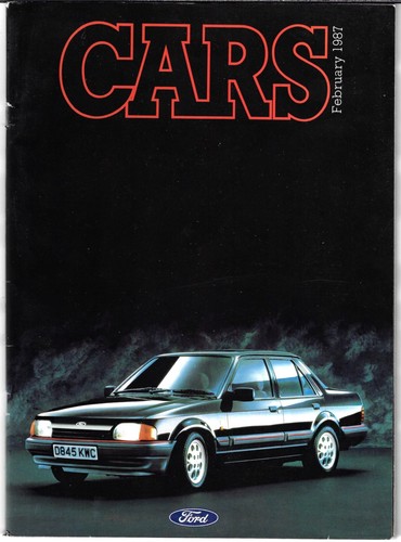 Ford cars february 1987 - ford,