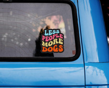 LESS PEOPLE MORE DOGS Vinyl