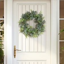 45cm Easter Wreath Front Door Garland Spring Wreath for Wedding Indoor Outdoor
